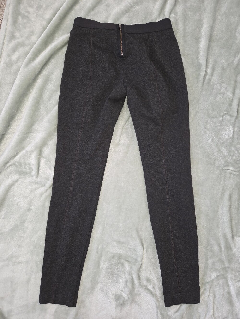 J. Crew Women's Dark Heathered Charcoal Legging - Picture 3 of 5